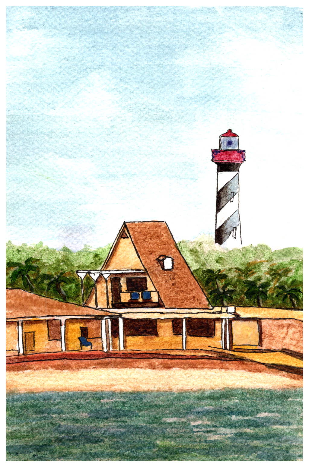 The Historic Edgewater Inn — Limited Edition Hand Signed and Numbered Print